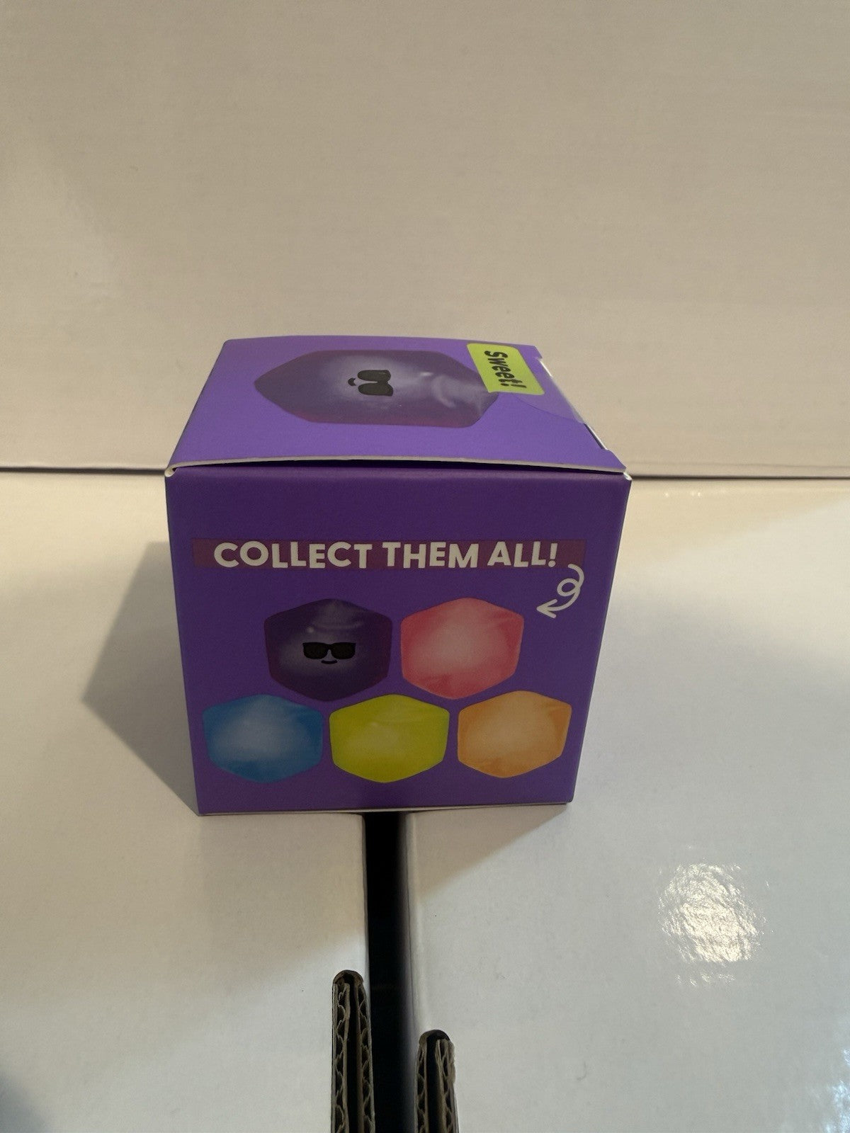 J'adore Cool Cube Squishy Squeeze Purple Stress Reliever