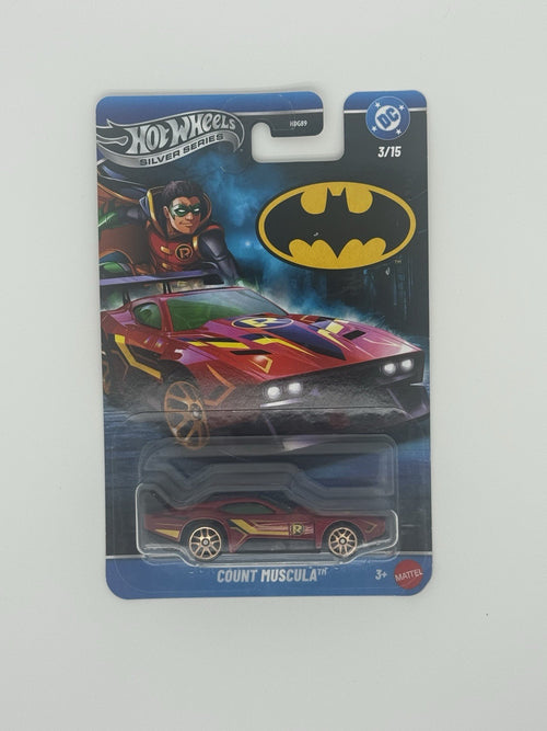 2026 Hot Wheels Batman Silver Series 3/15 COUNT MUSCULA Robin Red Near Mint