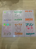 Pokémon Target Poster FULL SET-Mew Charizard Bulbasaur Mewtwo Eevee Jigglypuff