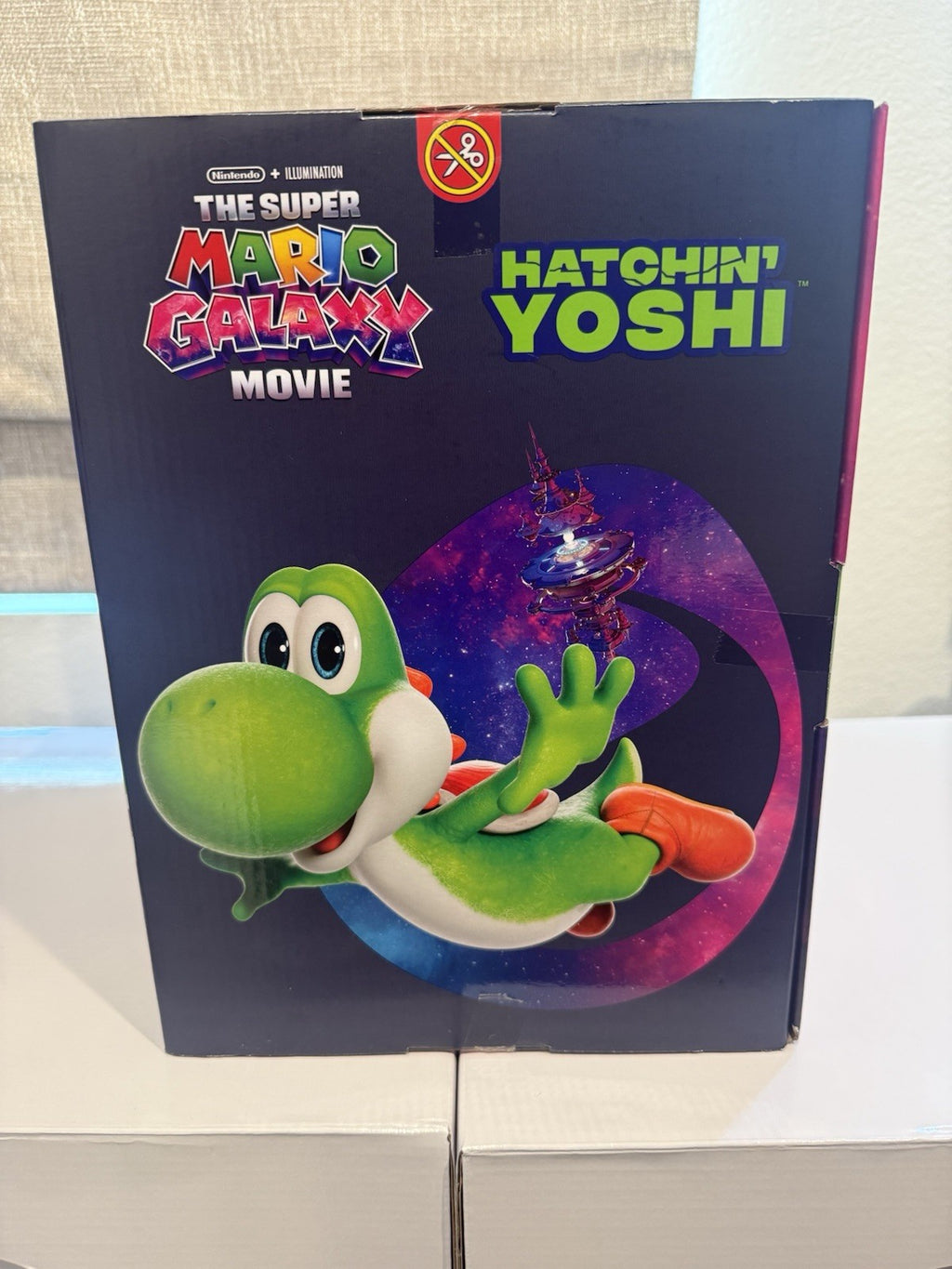 Viral Hatchin' Yoshi The Super Mario Galaxy Movie, Interactive Yoshi Figure New