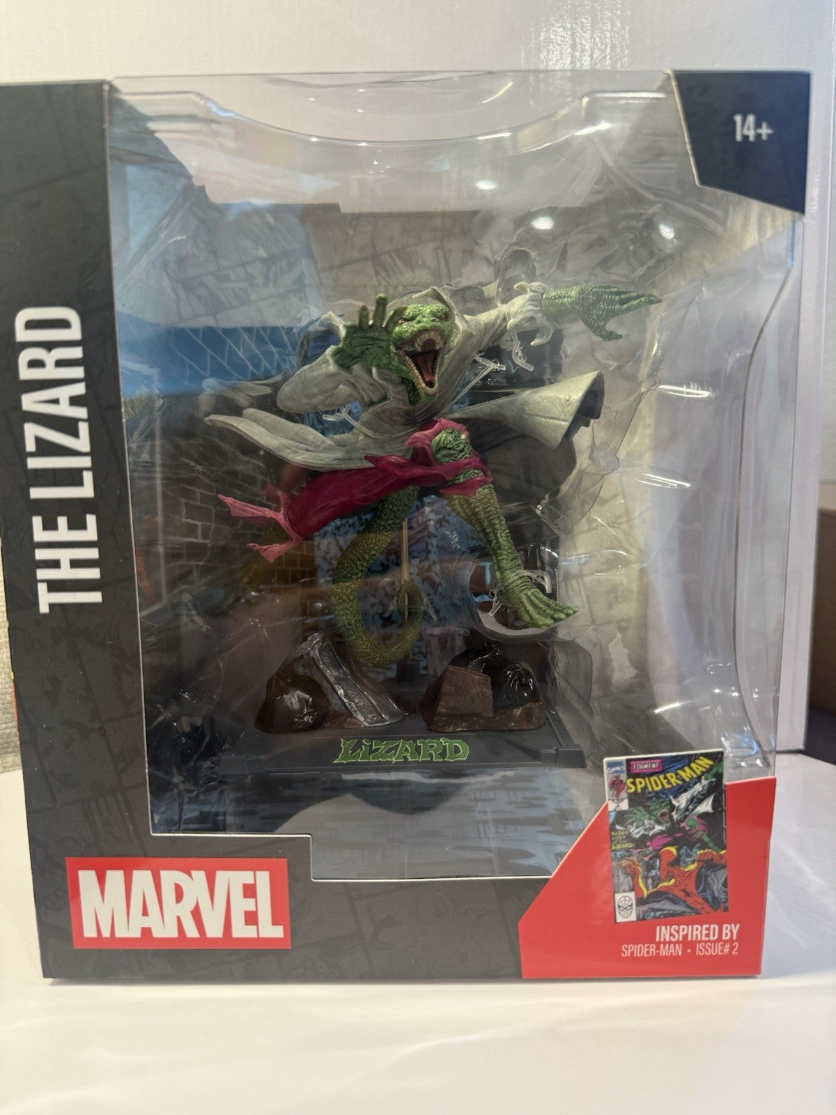 Marvel Collection The Lizard Spider-Man #2 1:10 Scale Posed Figure.