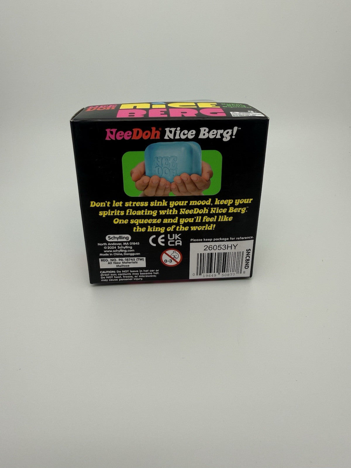 NeeDoh Nice Berg Blue XL Giant Nee Doh AUTHENTIC