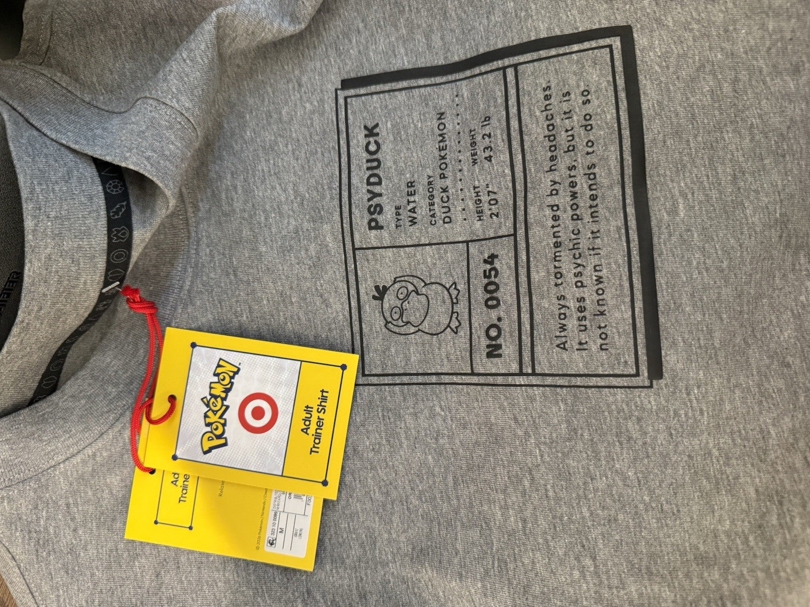 Pokémon x Target Pysduck Shirt Size Medium New with Tags