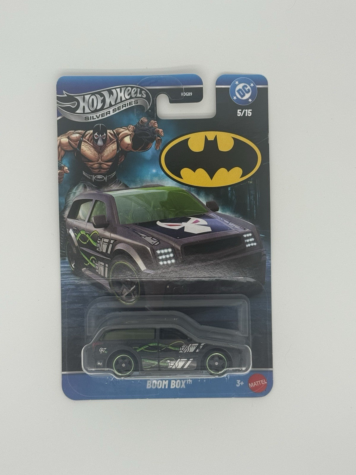 Boom Box 5/15 JKW92 Hot Wheels 2026 BATMAN Silver Series Purple BANE