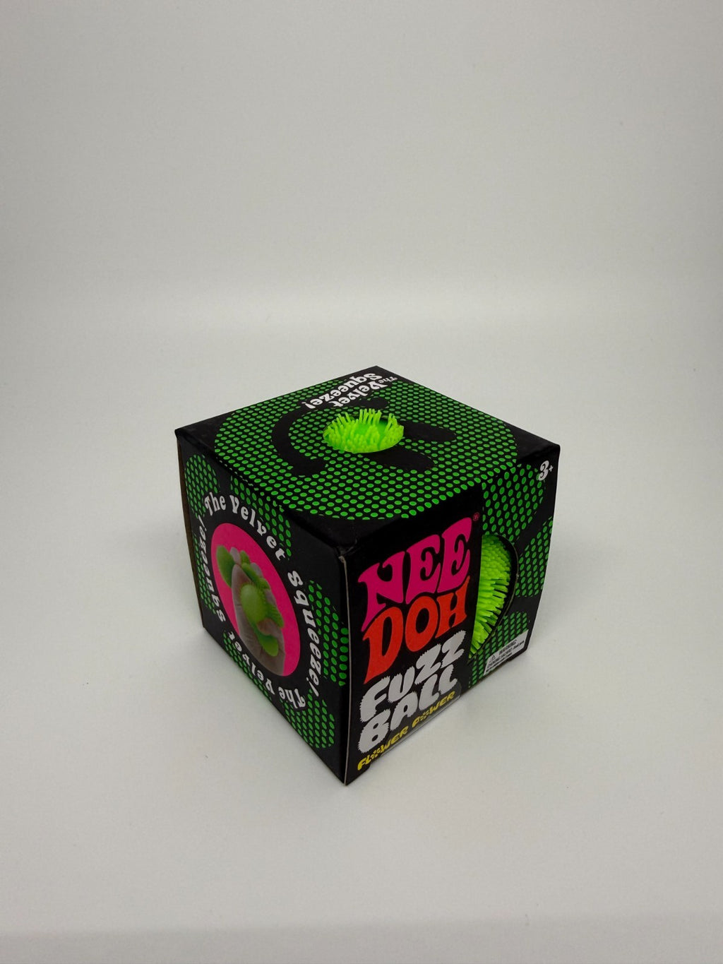 NeeDoh Fuzz Ball Flower Power Purple Sensory Squeeze Toy AUTHENTIC