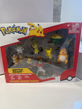 Pokemon 8 Figures Battle Ready Pack Pikachu Raichu Hawlucha NEW Jazwares 2022
