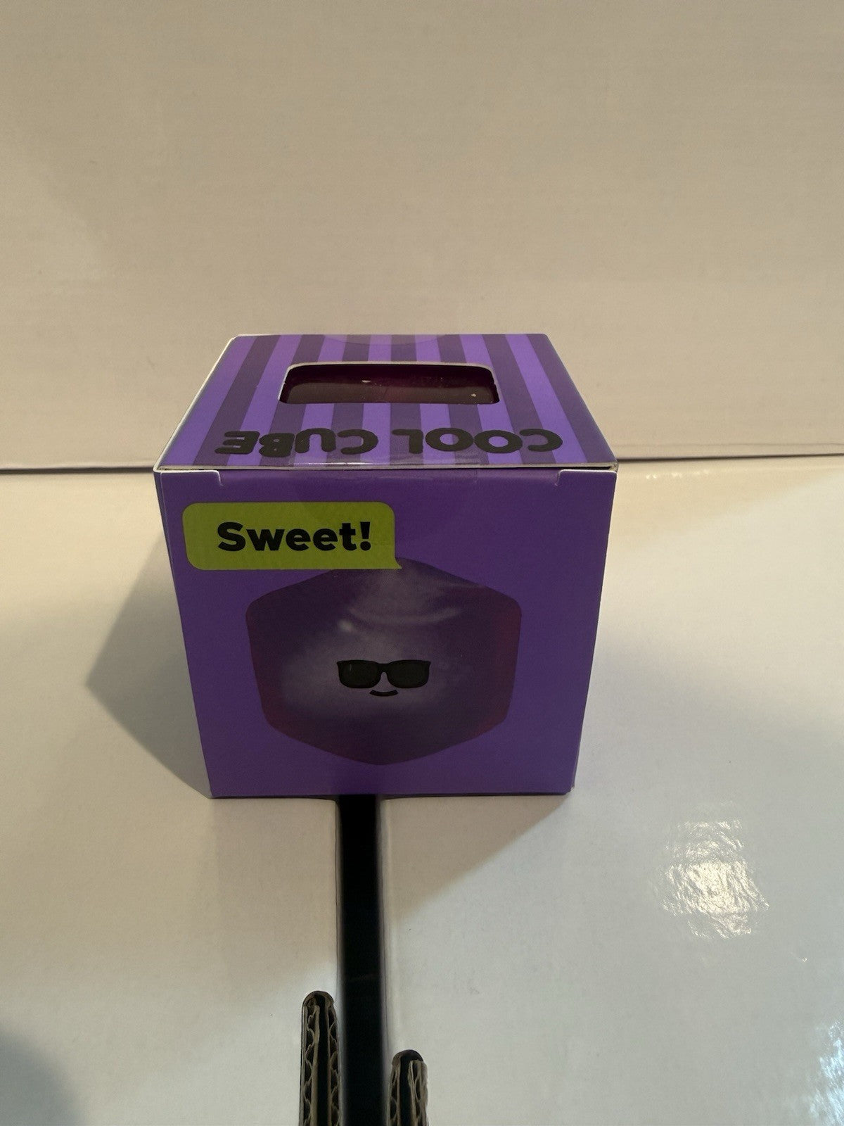 J'adore Cool Cube Squishy Squeeze Purple Stress Reliever