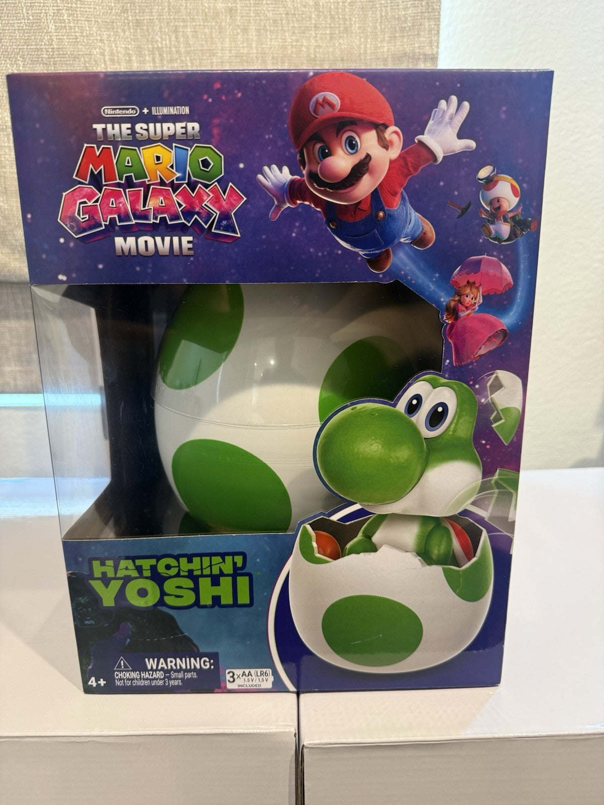 Viral Hatchin' Yoshi The Super Mario Galaxy Movie, Interactive Yoshi Figure New
