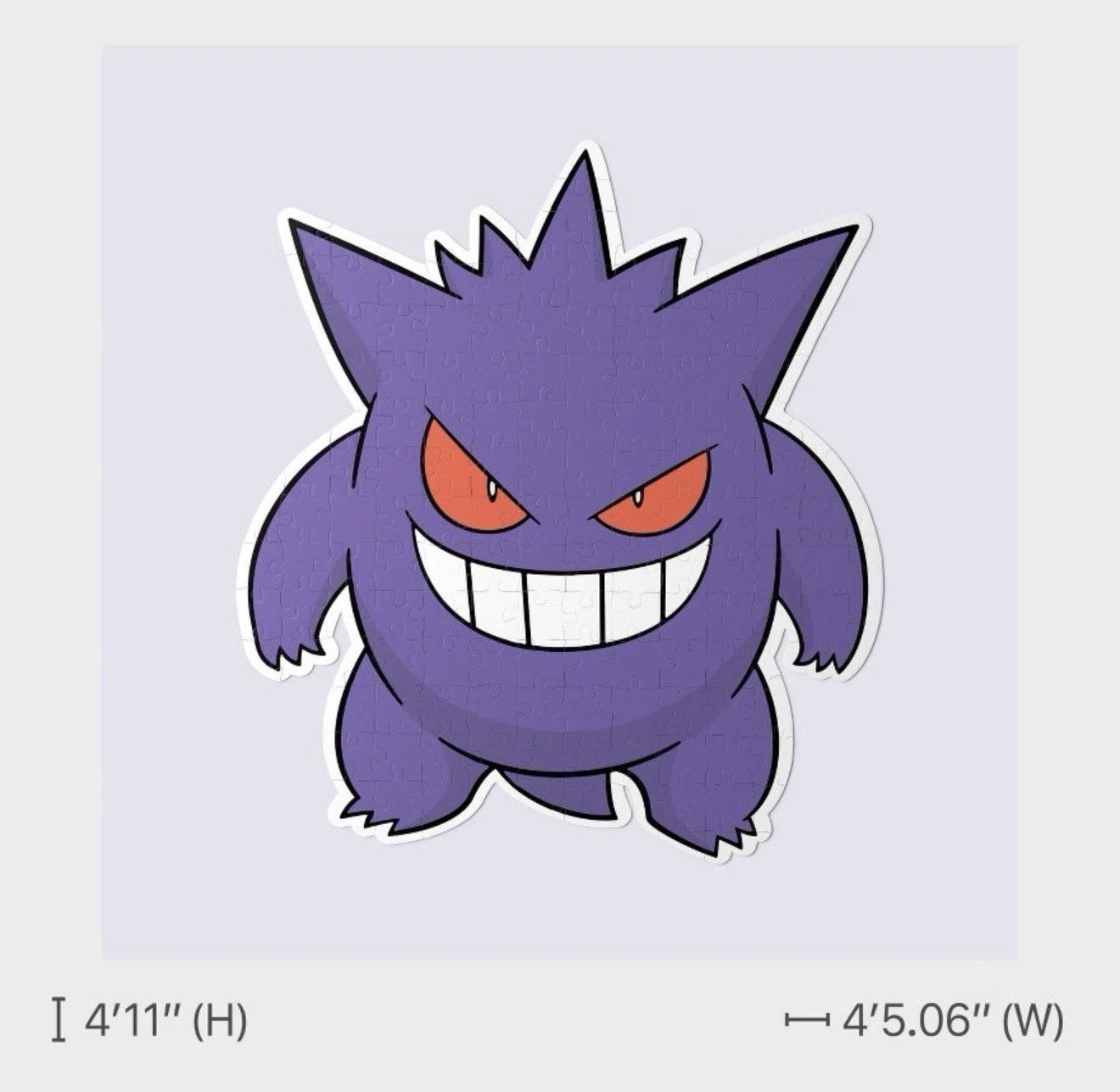 Gengar Life-Size Puzzle| Pokemon x Target
